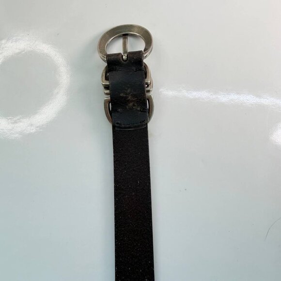 Frye Leather Belt – Distressed Vintage Style – Genuine Leather - Picture 4 of 11